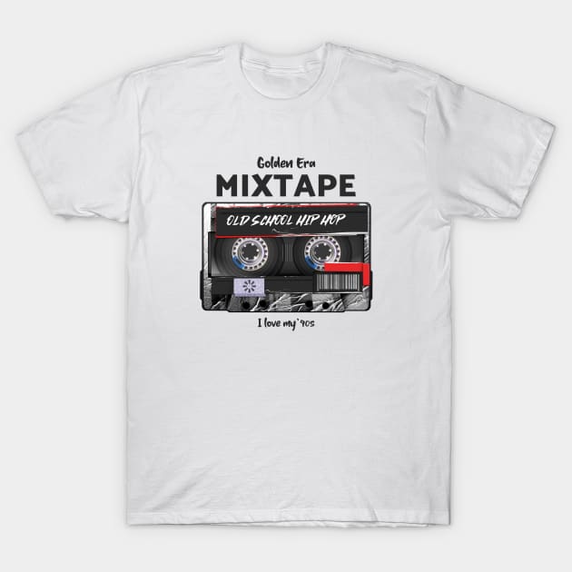 Old School Hip Hop cassette T-Shirt by Rdxart